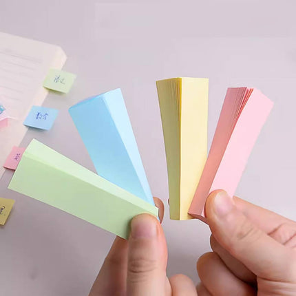 Pastel Sticky Note Strips 4 Colours 20 Pack