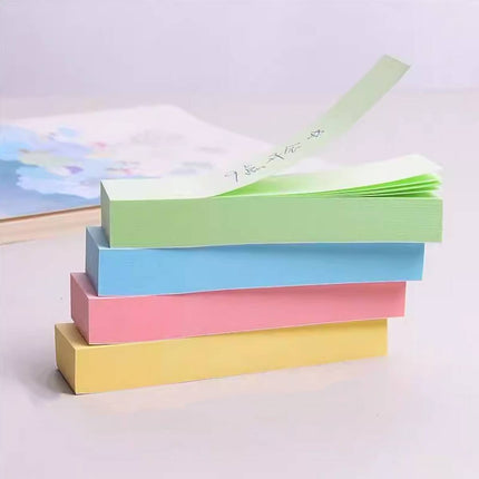 Pastel Sticky Note Strips 4 Colours 20 Pack