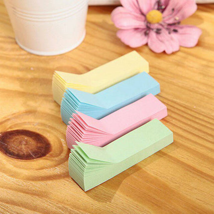 Pastel Sticky Note Strips 4 Colours 20 Pack