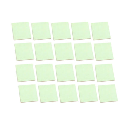 Square Sticky Notes 20 Pads 76mm Yellow or Green