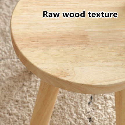 Solid Wood Shoe Bench With Backrest Home Entryway Stool Comfortable Anti Slip