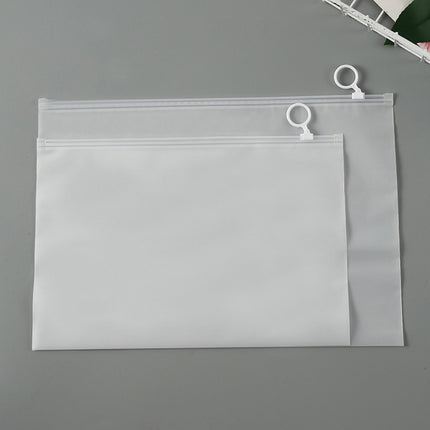 Drawstring Bag Set 50PCS Frosted Travel Storage Bags Transparent Organizer