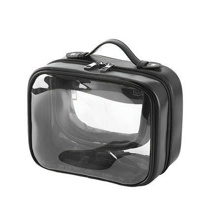 Simple Colour Travel Cosmetic Bag Lightweight Waterproof Transparent Organizer