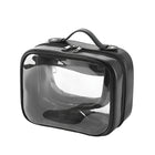 Simple Colour Travel Cosmetic Bag Lightweight Waterproof Transparent Organizer