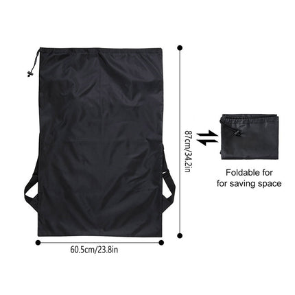 Backpack Laundry Bag Polyester Drawstring Storage Bag for Students Travel