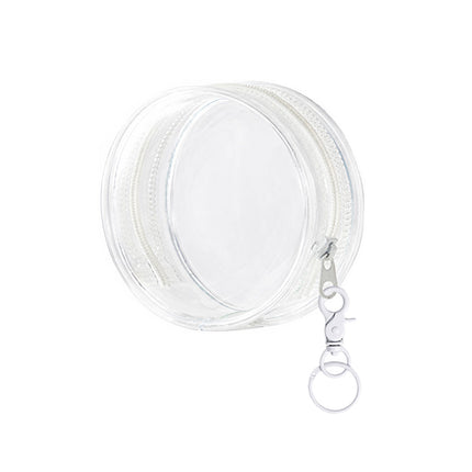 Clear Round Cable Storage Pouches 5 Pack Three Sizes