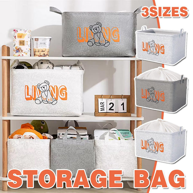 Large Foldable Clothes Storage Bag Wardrobe Organizer Toy Blanket Container