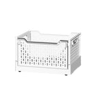 Foldable Stackable Storage Crate Plastic Basket Home Organiser 38.5 x 29 x 23cm