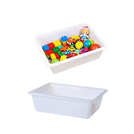 6PCS Rectangular Plastic Storage Box 2 Size Home Daily Use for Toys Kitchen
