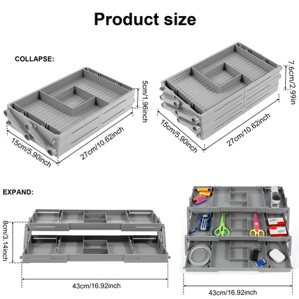 Jewelry Storage Box Folding Organizer Model B Multi Compartment Jewelry Storage