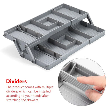 Jewelry Storage Box Folding Organizer Model B Multi Compartment Jewelry Storage
