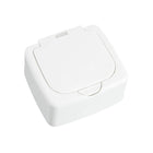 Small Plastic Desktop Storage Box with Lid Organizer Bucket for Office Home Use