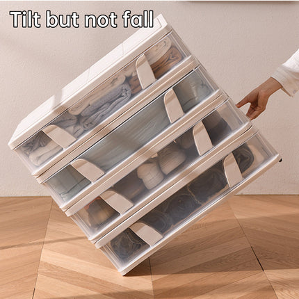 Under Bed Storage Drawer with Wheels Large Capacity Dustproof Space Saving