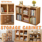 Organizer Bookcase Open Shelf Storage Rack Simple Compartments Bookshelf Unit