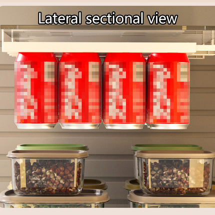 Refrigerator Hanging Can Beer Beverage Storage Rack Space-Saving Easy Install