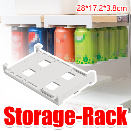 Refrigerator Hanging Can Beer Beverage Storage Rack Space-Saving Easy Install
