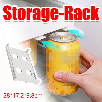 Refrigerator Hanging Can Beer Beverage Storage Rack Space-Saving Easy Install