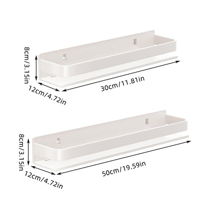 Wall Mount Kitchen Shelf Space Saving Durable Carbon Steel for Countertop Storage
