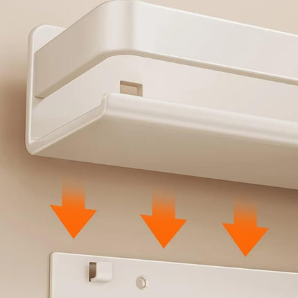 Wall Mount Kitchen Shelf Space Saving Durable Carbon Steel for Countertop Storage