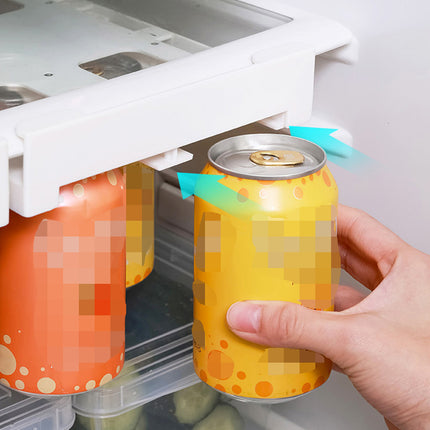 Refrigerator Hanging Can Beer Beverage Storage Rack Space-Saving Easy Install