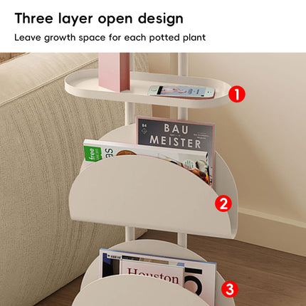 Living Room Small Side Table Magazine Book Shelf Space Saving End Table Stable