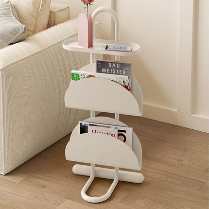 Living Room Small Side Table Magazine Book Shelf Space Saving End Table Stable