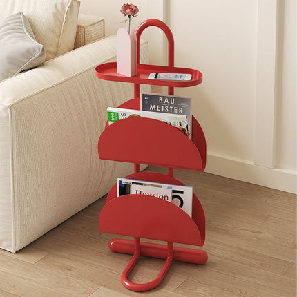 Living Room Small Side Table Magazine Book Shelf Space Saving End Table Stable
