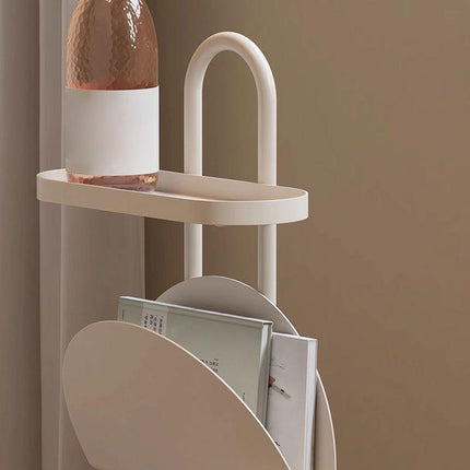 Living Room Small Side Table Magazine Book Shelf Space Saving End Table Stable