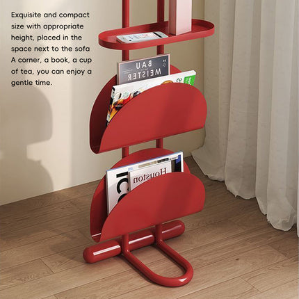 Living Room Small Side Table Magazine Book Shelf Space Saving End Table Stable