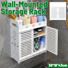 Bathroom Multi Layer Wall Mounted No Drill Skin Care Storage Rack Durable