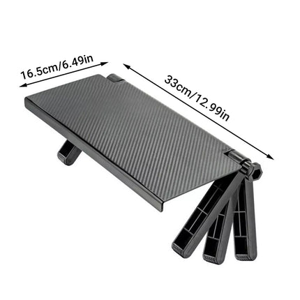 TV Screen Shelf Adjustable Bracket Storage Rack Mount Platform Organiser Holder