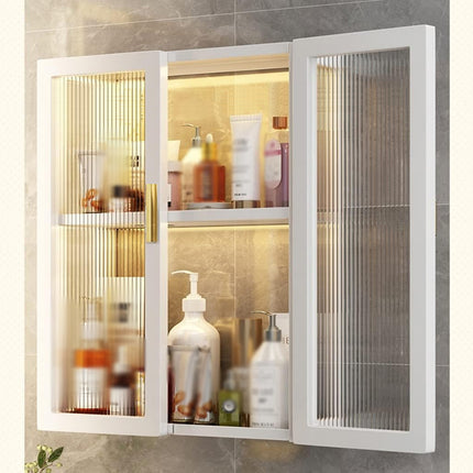Wall Mounted Bathroom Shelf No Drill Rack Multi Layer Shower Storage Organizer
