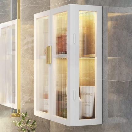 Wall Mounted Bathroom Shelf No Drill Rack Multi Layer Shower Storage Organizer