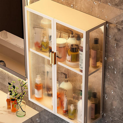 Wall Mounted Bathroom Shelf No Drill Rack Multi Layer Shower Storage Organizer