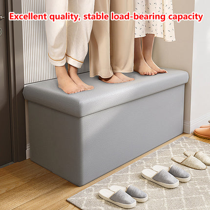 Multi Functional Storage Stool Shoe Bench Durable Space Saving for Entryway Home