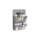 Hanging Wall Door Storage Bag Organizer Multi Pocket 2 Tier 3 Tier Grey
