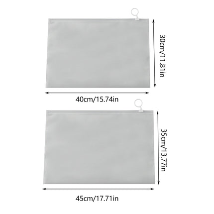 50PCS Zipper Storage Bags Waterproof Dustproof for Home Storage Clothes Organize