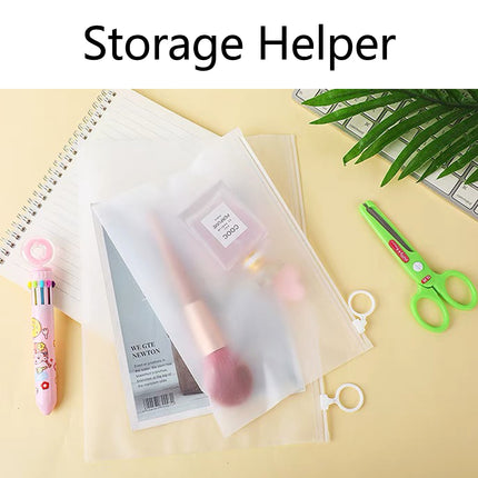 50PCS Zipper Storage Bags Waterproof Dustproof for Home Storage Clothes Organize