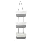 3-Tier Wall-Mounted Hanging Basket Storage Organizer For Clutter Space Saving