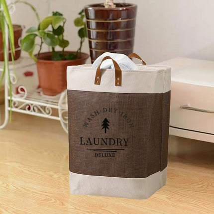 Large Capacity Foldable Clothes Storage Basket Durable Space-Saving Easy To Use