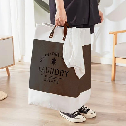 Large Capacity Foldable Clothes Storage Basket Durable Space-Saving Easy To Use