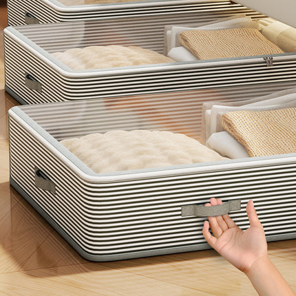 Extra Large Under Bed Storage Bin Drawer Type Clothes Quilt Organizer Box