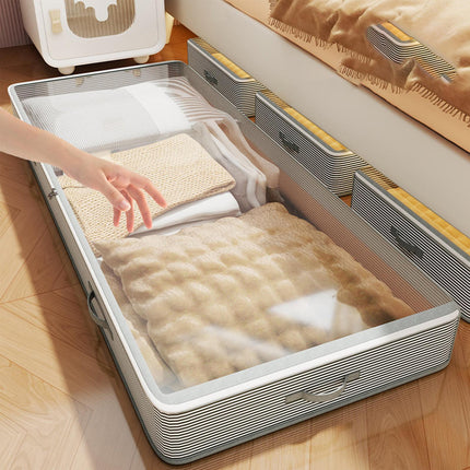 Extra Large Under Bed Storage Bin Drawer Type Clothes Quilt Organizer Box