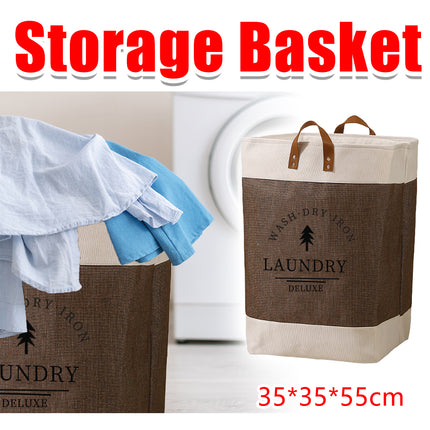 Large Capacity Foldable Clothes Storage Basket Durable Space-Saving Easy To Use