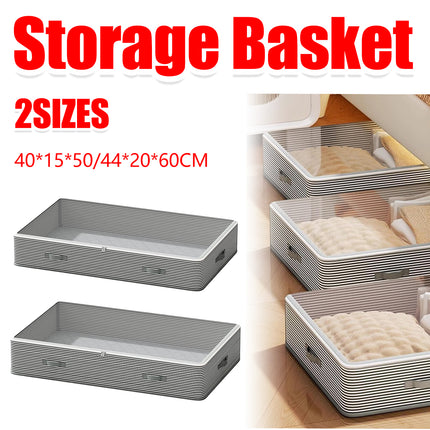 Extra Large Under Bed Storage Bin Drawer Type Clothes Quilt Organizer Box