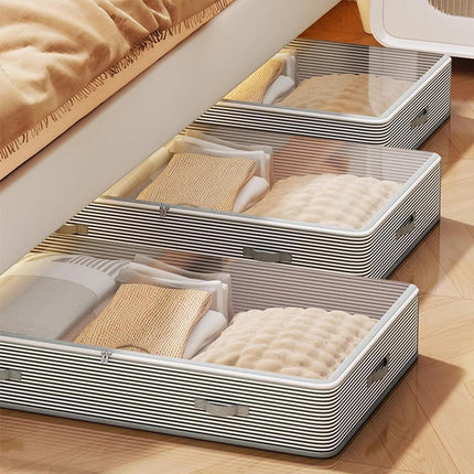 Extra Large Under Bed Storage Bin Drawer Type Clothes Quilt Organizer Box