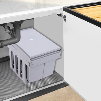 Kitchen Built In Pull Out Sorting Trash Can Space Saving Easy to Clean Durable