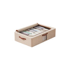 Home Foldable Under Bed Storage Box Clothes Shoes Bedding Dustproof Space Saving