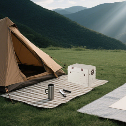 Foldable Storage Box Outdoor Camping Organizer for Hiking Picnic Travel Gear