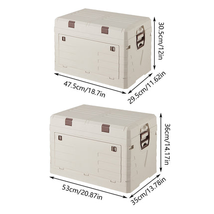 Foldable Storage Box Outdoor Camping Organizer for Hiking Picnic Travel Gear